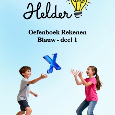 Oefenboek rekenen Blauw - deel 1